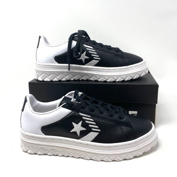 💖MEGA SALE💖Converse Women  Rivals PRO LEATHER X2 OX Black White Low   168760C - Picture 1 of 11